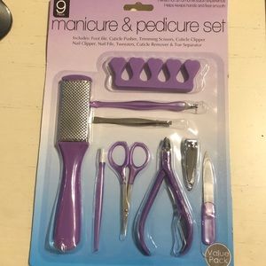 Value pack - 9 piece manicure & pedicure set